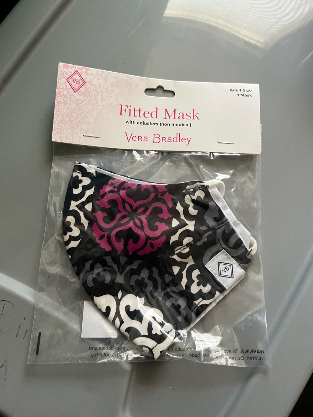 Vera Bradley Face Mask Cranberry Magenta
